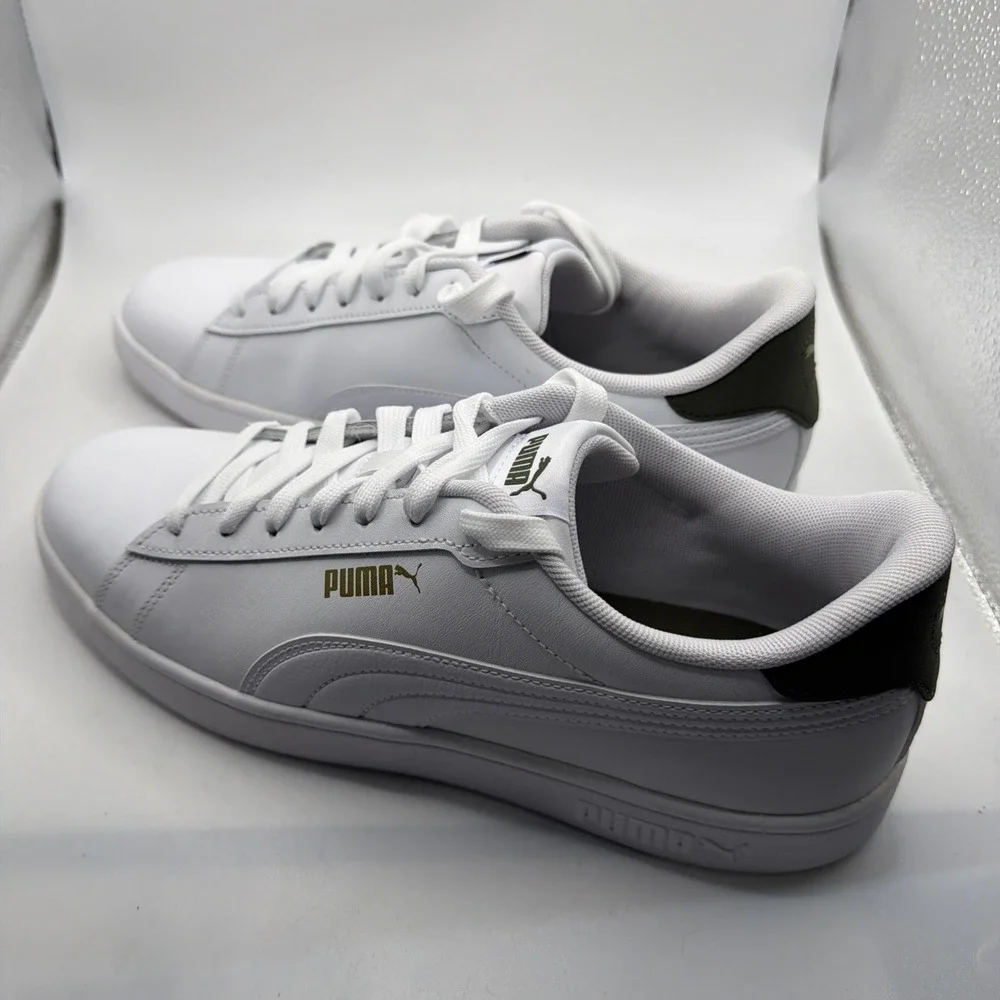 Puma Ace Court Sneakers White&Green Men's SoftFoam+ Size 11 - Picture 3 of 11